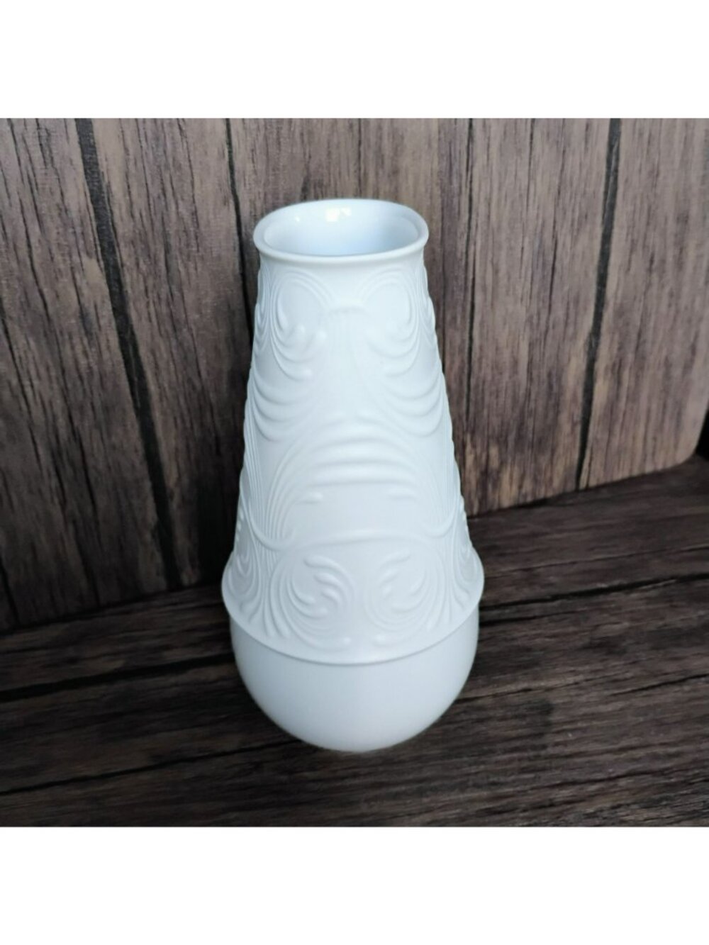 Bjorn Wiinblad White Porcelain Vase for Rosenthal Studio Line Winblad Signed 7" - Picture 2 of 6